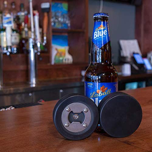 Hockey Puck Shaped Bottle Opener - Image 2