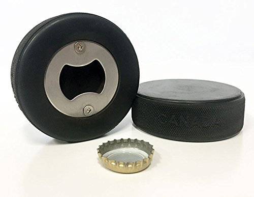 Hockey Puck Shaped Bottle Opener - Image 3