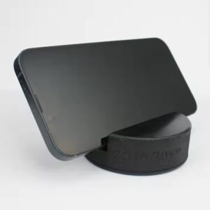 Vulcanized Rubber Hockey puck Shaped Phone Holder for Fans
