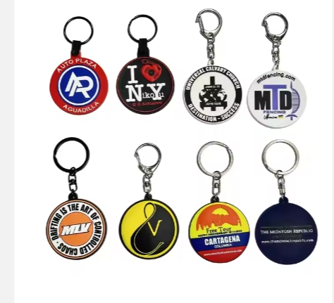 Mini Rubber Hockey Puck Key Chain - Image 4