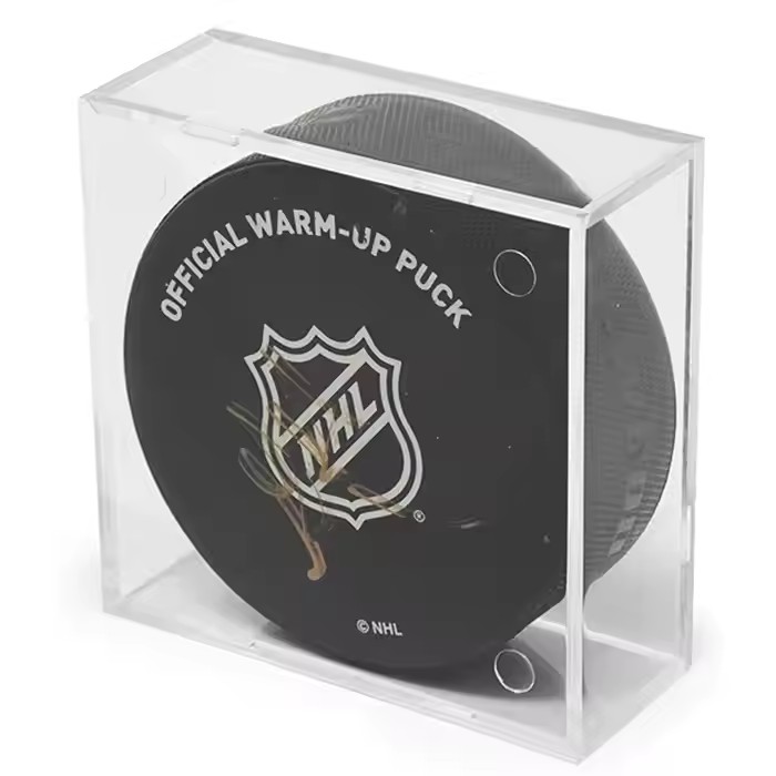 Square Acrylic Hockey Puck Box Hockey Puck Case for collection - Image 4
