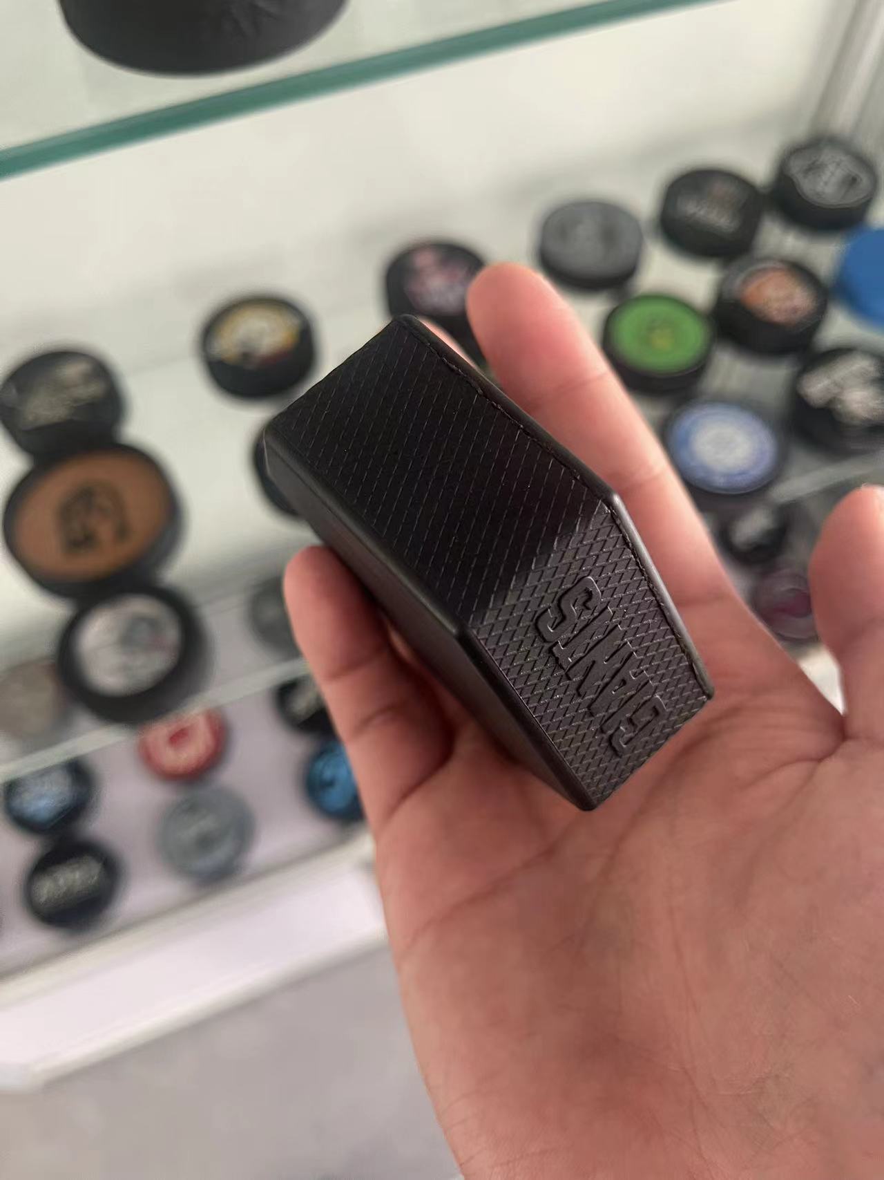 Hexagonal Rubber Hockey Puck for Collection/Special Training/Coach Gift - Image 4