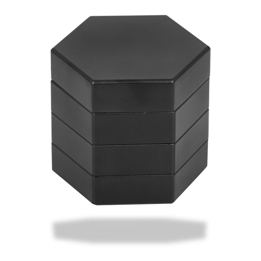 Hexagonal Rubber Hockey Puck for Collection/Special Training/Coach Gift